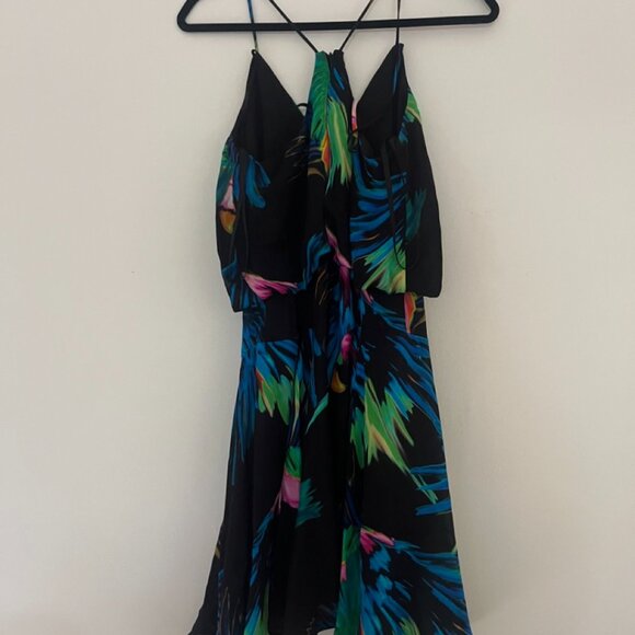 Paradise Print Tank Dress from Milly Size 0 100% Silk - Picture 5 of 5